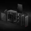 XPG VALOR AIR Mid-Tower musta, Midi Tower, PC, musta, ATX, micro ATX, Mini-ATX, hiiliteräs, karkaistu lasi, 16,6 cm