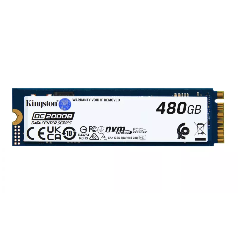 Kingston Technology 480G DC2000B PCIe 4.0 M.2 2280 yritys-SSD
