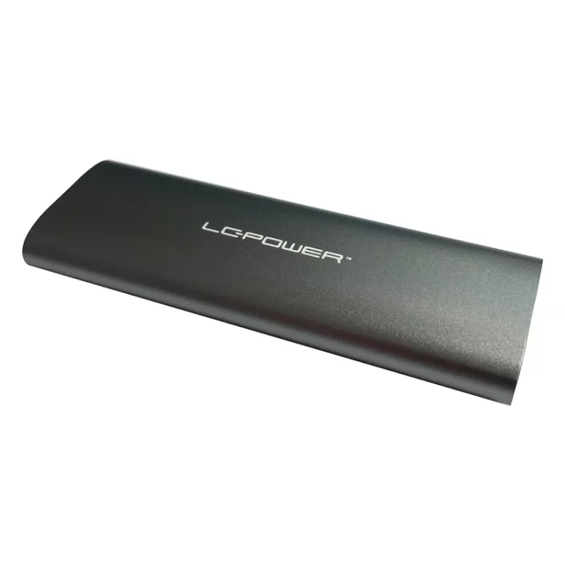 LC-POWER M.2 SSD-kotelo (NVMe & SATA), USB 3.2 Gen.2x1, musta – LC-M2-C-MULTI-2