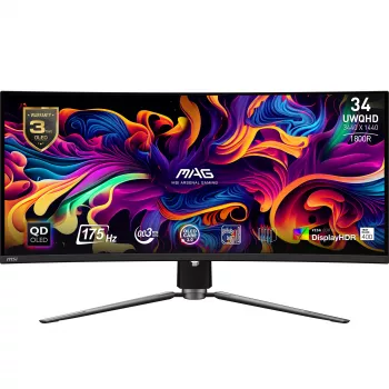 MSI MAG 341CQPDE QD-OLED tietokonenäyttö 86,4 cm (34