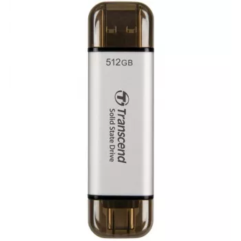 Transcend ESD310S kannettava SSD, 512 GB, USB 3.2 Gen 2, hopea