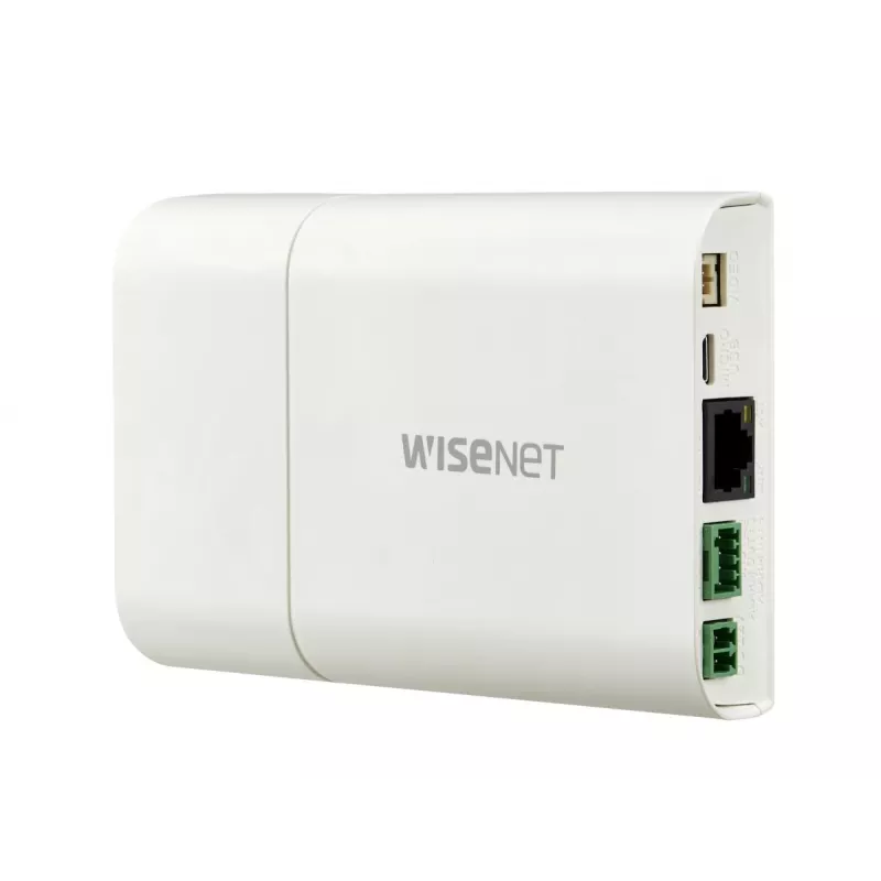 Hanwha XNB-6001 box-tyyppinen IP-valvontakamera, sisäkäyttöön, 2 MP, PoE, digitaalinen PTZ, norsunluu