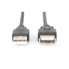 DIGITUS ASSMANN USB 2.0 jatkokaapeli, Type-A M/F, 5m USB 2.0 yhteensopiva musta