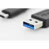 DIGITUS ASSMANN USB Type-C liitäntäkaapeli, Type-C - A M/M, 1m Super Speed musta