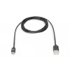 DIGITUS ASSMANN USB Type-C liitäntäkaapeli, Type-C - A M/M, 1m Super Speed musta