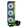 XPG LEVANTE II 360 musta, all-in-one-nestekylmä, 12 cm, musta