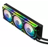 XPG LEVANTE II 360 musta, all-in-one-nestekylmä, 12 cm, musta