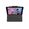 LOGITECH Slim Folio iPad 7. sukupolvelle grafiitti Qwertz saksa