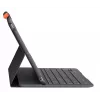 LOGITECH Slim Folio iPad 7. sukupolvelle grafiitti Qwertz saksa