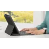 LOGITECH Slim Folio iPad 7. sukupolvelle grafiitti Qwertz saksa