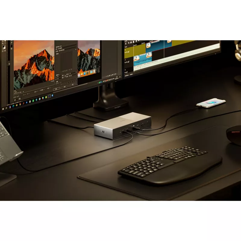 Kensington SD5000T5 EQ Thunderbolt 5 Triple 4K telakointiasema 140W PD - Windows/macOS