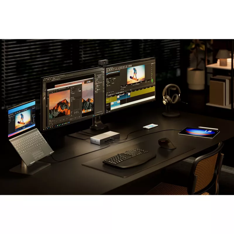 Kensington SD5000T5 EQ Thunderbolt 5 Triple 4K telakointiasema 140W PD - Windows/macOS