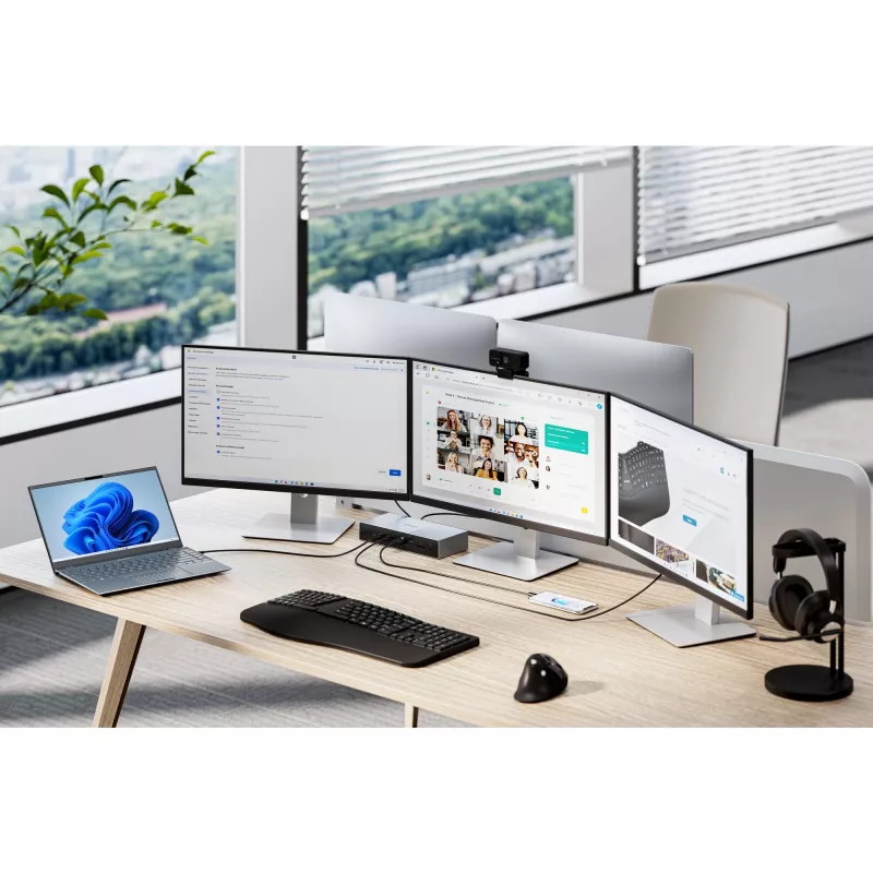 Kensington SD5000T5 EQ Thunderbolt 5 Triple 4K telakointiasema 140W PD - Windows/macOS