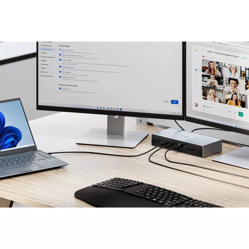 Kensington SD5000T5 EQ Thunderbolt 5 Triple 4K telakointiasema 140W PD - Windows/macOS