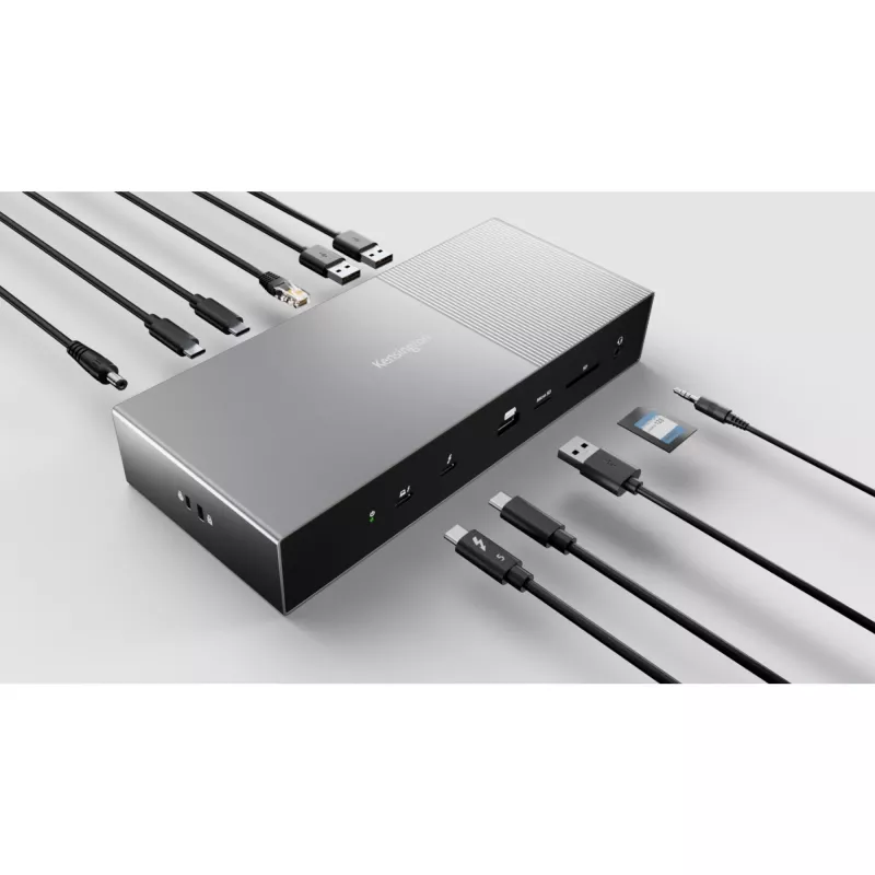 Kensington SD5000T5 EQ Thunderbolt 5 Triple 4K telakointiasema 140W PD - Windows/macOS