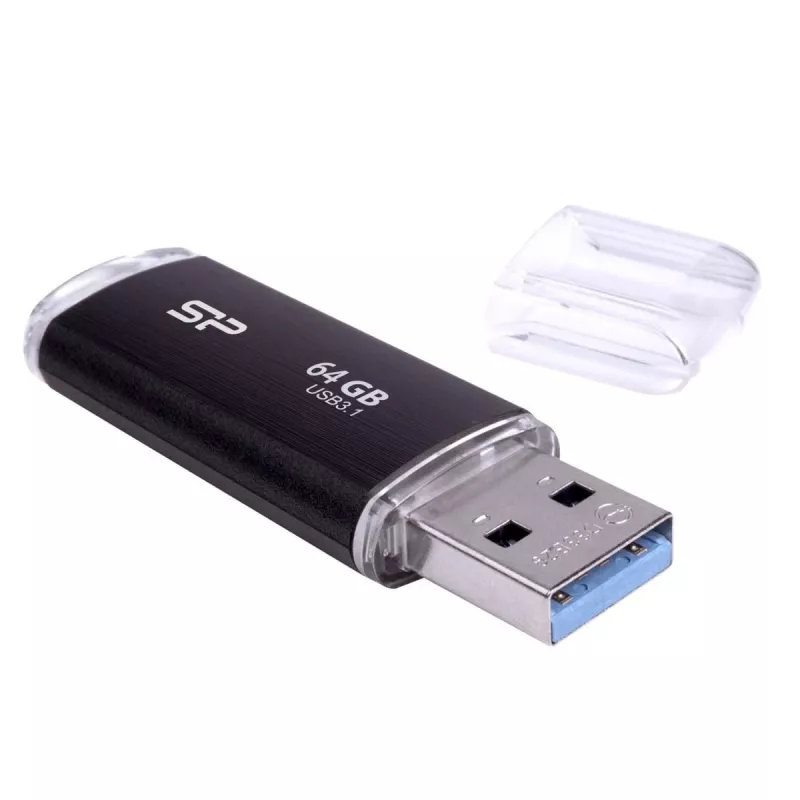 SILICON POWER USB-muistitikku - 64GB Silicon Power USB3.2 B02 musta