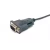 Equip USB-A -sarjakaapeli (DB9), M/M 1,5m, musta, 1,5 m, USB Type-A, DB-9, uros, uros