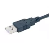 Equip USB-A -sarjakaapeli (DB9), M/M 1,5m, musta, 1,5 m, USB Type-A, DB-9, uros, uros