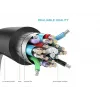 Equip USB-A -sarjakaapeli (DB9), M/M 1,5m, musta, 1,5 m, USB Type-A, DB-9, uros, uros