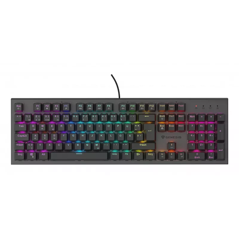 GENESIS NKG-2179 näppäimistö pelaaminen USB QWERTZ saksa musta