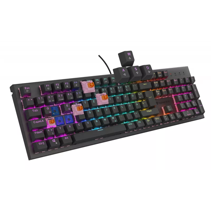 GENESIS NKG-2179 näppäimistö pelaaminen USB QWERTZ saksa musta