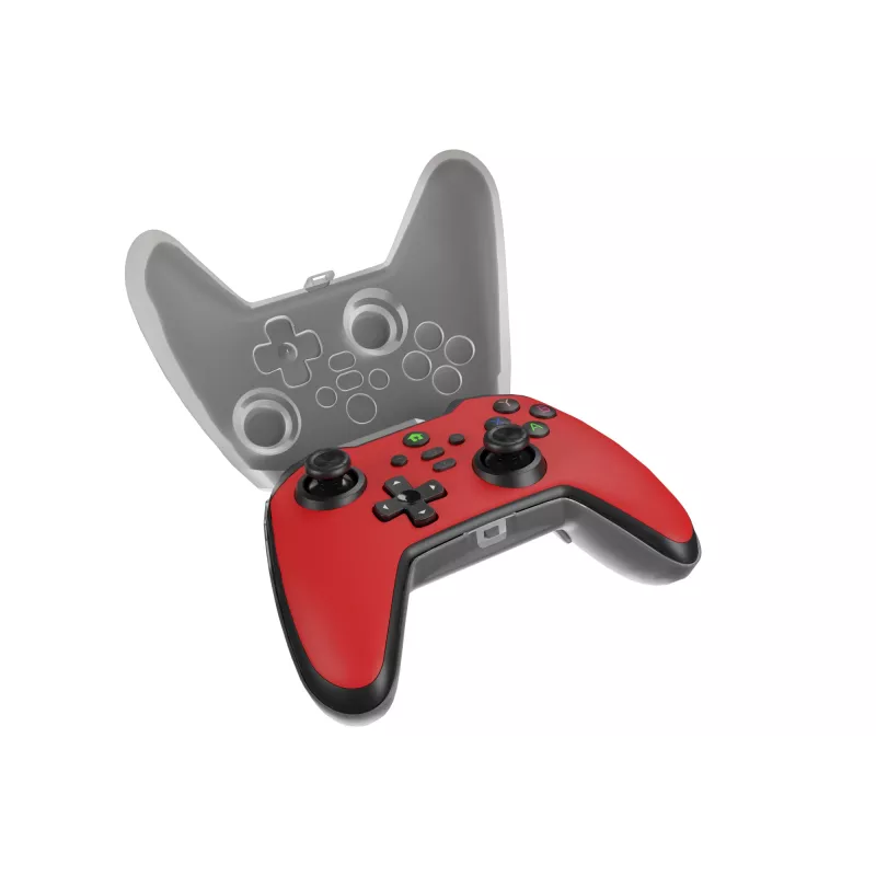GENESIS Mangan 400 Red Bluetooth -peliohjain analoginen / digitaalinen Android, MAC, Nintendo Switch, PC, iOS