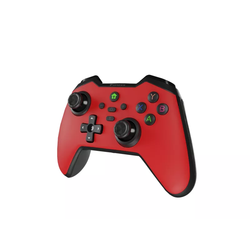 GENESIS Mangan 400 Red Bluetooth -peliohjain analoginen / digitaalinen Android, MAC, Nintendo Switch, PC, iOS