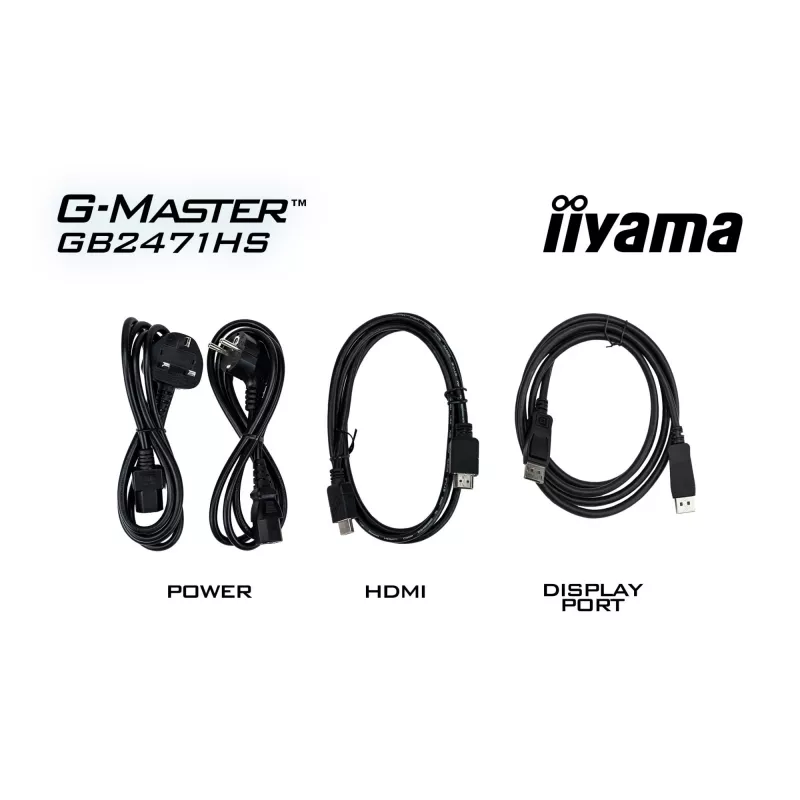 iiyama G-MASTER GB2471HS-B1 tietokonenäyttö 60,5 cm (23,8 inch) 1920 x 1080 pikseliä Full HD musta