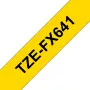 Brother TZE-FX641 TZE-FX teippi musta keltaisella TZ