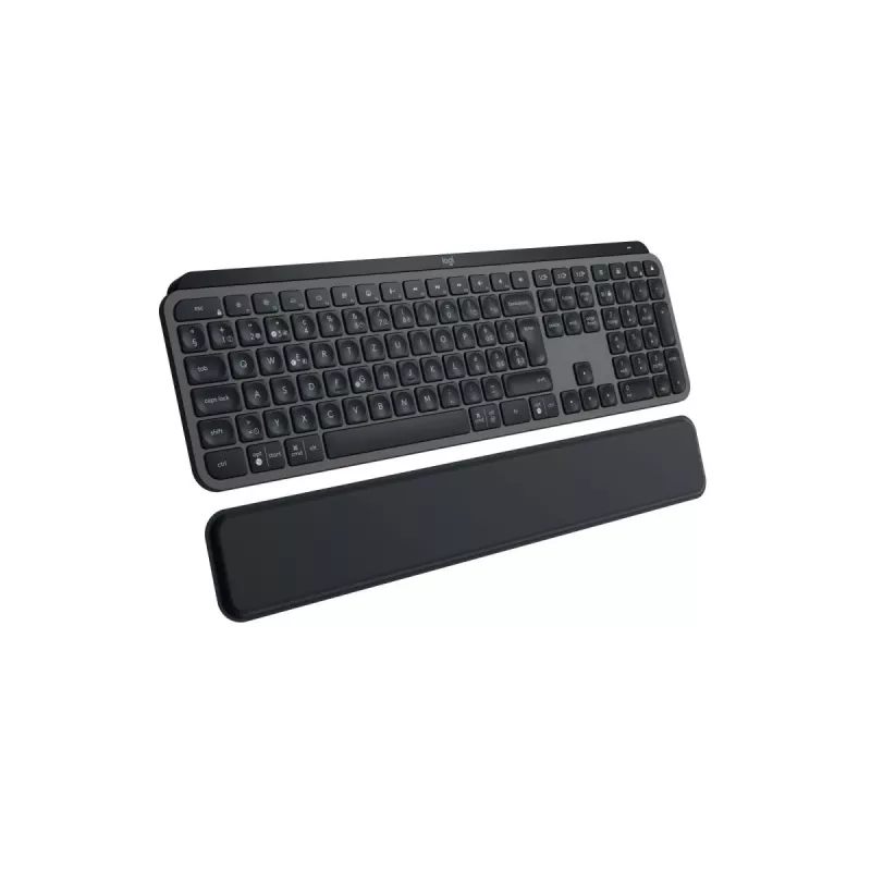 LOGITECH Mx Keys S näppäimistö rannetuki grafiitti QWERTZ sveitsiläinen asettelu
