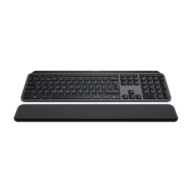 LOGITECH Mx Keys S näppäimistö rannetuki grafiitti QWERTZ sveitsiläinen asettelu