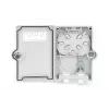 DIGITUS ulko-FTTH-kotelo, IP65 2x SC/SC-adapterille tai 2x LC/DC