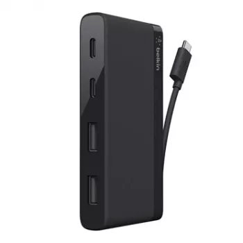 BELKIN USB-C 4-porttinen mini-keskitin (2x Type-C ja 2x USB-A 3.1)