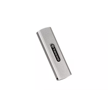 TRANSCEND SSD - Esd320a kannettava asema - 512 GB - USB Type-A - pehmeänharmaa