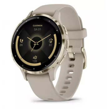 GARMIN INTERNATIONAL Venu 3S - 41 mm - älykello rannekkeella - ranska - harmaa
