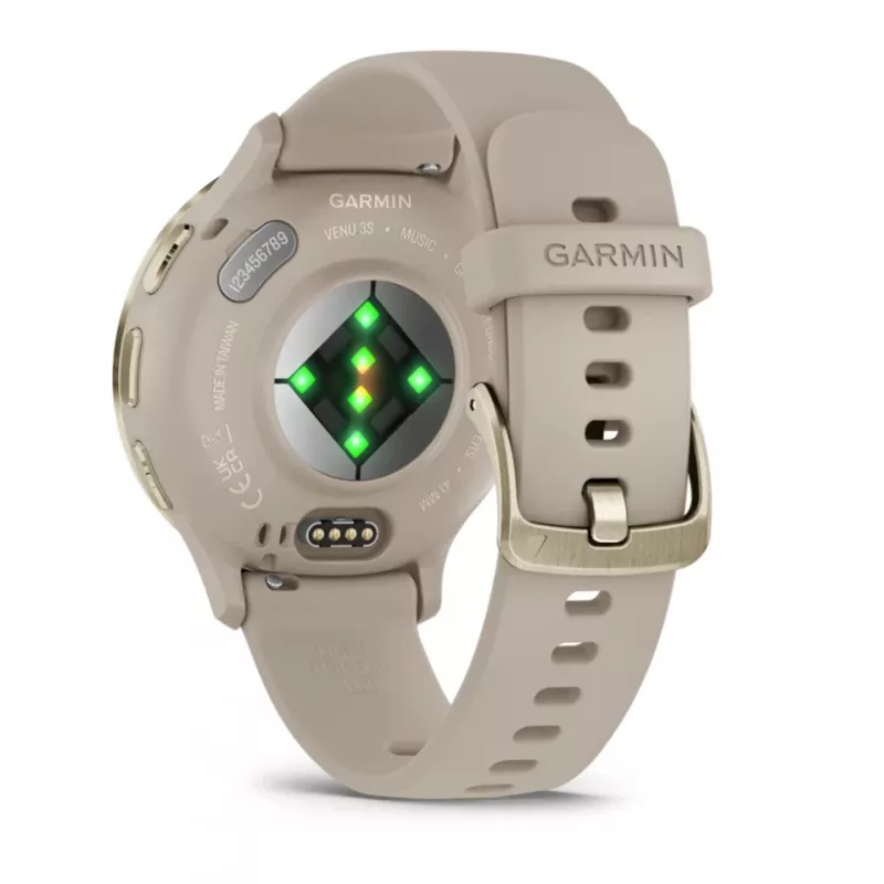 GARMIN INTERNATIONAL Venu 3S - 41 mm - älykello rannekkeella - ranska - harmaa
