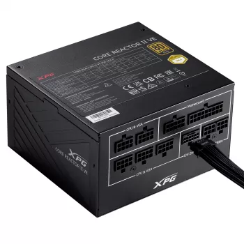 XPG COREREACTOR II VE 850W virtalähde, 850 W, 100 - 240 V, 47 - 63 Hz, 12 A, 20 A, 70.8 A