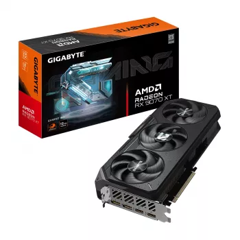 GIGABYTE Radeon RX 9070 XT GAMING 16G -näytönohjain – 16GB GDDR6, 256bit, PCI-E 5.0, 2970 MHz ydin kellotaajuus, 2 x DisplayPort 2.1a, 2 x HDMI 2.1b, GV-R9070XTGAMING-16GD
