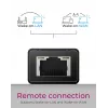 ICY BOX IB-HUB1419-LAN USB 3.2 Gen 1 (3.1 Gen 1) Type-A musta