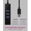 ICY BOX IB-HUB1419-LAN USB 3.2 Gen 1 (3.1 Gen 1) Type-A musta