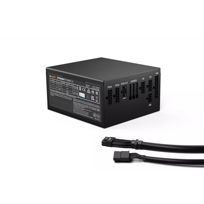 be quiet Straight Power 12 virtalähde 750 W 20+4 pin ATX ATX musta