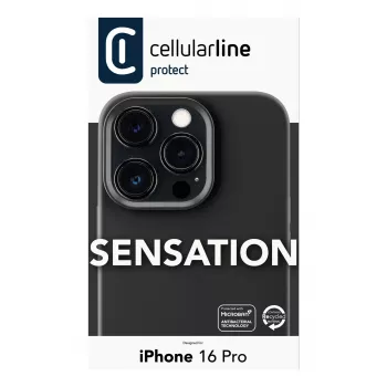 Cellularline Sensation - iPhone 16 Pro pehmeäpintainen silikonikuori
