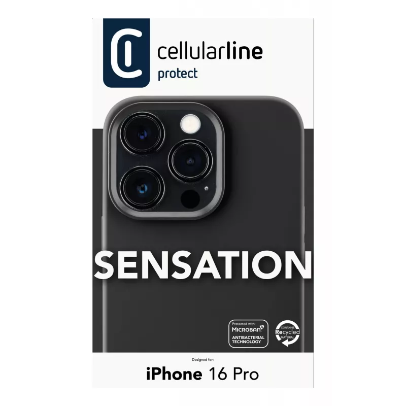 Cellularline Sensation - iPhone 16 Pro pehmeäpintainen silikonikuori