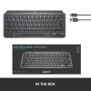 LOGITECH MX Keys Mini valaistu näppäimistö - langaton Bluetooth - grafiitti - Azerty ranska