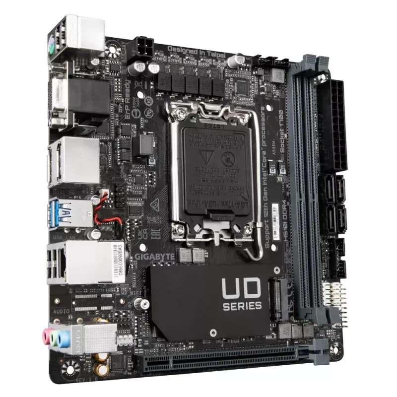 Emolevy GIGABYTE H610I DDR4, Intel LGA 1700, Mini-ITX