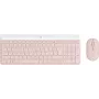 LOGITECH Slim langaton näppäimistö ja hiiri -yhdistelmä Mk470 - rose Qwerty Us/int'l