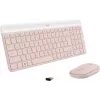 LOGITECH Slim langaton näppäimistö ja hiiri -yhdistelmä Mk470 - rose Qwerty Us/int'l