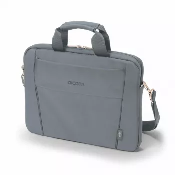 DICOTA Eco ohut Case Base - 11-12,5 tuuman kannettavan tietokoneen laukku - harmaa / 300d Rpet polyesteri
