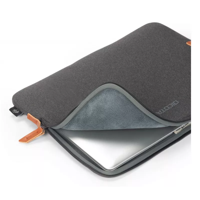 DICOTA Skin Urban Anthracite - 16in MacBook-suoja - Anthracite / kierrätetty polyesteri-neopreenikangas