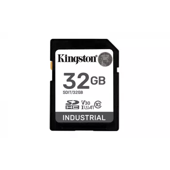 Flash-muisti Kingston Technology 32GB SDHC UHS-I Industrial pSLC